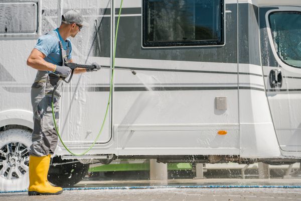 Mobile Home Exterior Washing